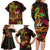 Custom Vanuatu 44th Independence Anniversary Family Matching Long Sleeve Bodycon Dress and Hawaiian Shirt Flower Melanesian Namele Turtle