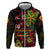 Custom Vanuatu 44th Independence Anniversary Hoodie Flower Melanesian Namele Turtle