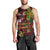 Custom Vanuatu 44th Independence Anniversary Men Tank Top Flower Melanesian Namele Turtle