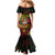 Custom Vanuatu 44th Independence Anniversary Mermaid Dress Flower Melanesian Namele Turtle