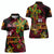 Custom Vanuatu 44th Independence Anniversary Women Polo Shirt Flower Melanesian Namele Turtle