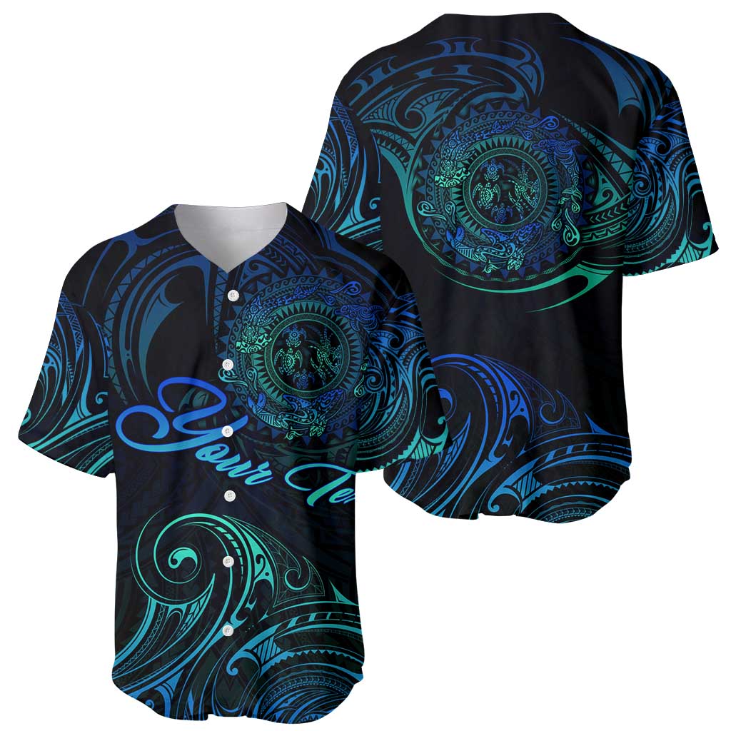 Sea Animal Polynesia Baseball Jersey Polynesian Pattern DT02 - Polynesian Pride