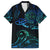 Sea Animal Polynesia Family Matching Off The Shoulder Long Sleeve Dress and Hawaiian Shirt Polynesian Pattern