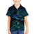 Sea Animal Polynesia Family Matching Off The Shoulder Long Sleeve Dress and Hawaiian Shirt Polynesian Pattern