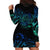 Sea Animal Polynesia Hoodie Dress Polynesian Pattern