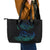 Sea Animal Polynesia Leather Tote Bag Polynesian Pattern