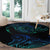 Sea Animal Polynesia Round Carpet Polynesian Pattern