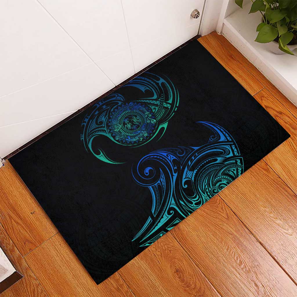 Sea Animal Polynesia Rubber Doormat Polynesian Pattern DT02 - Polynesian Pride