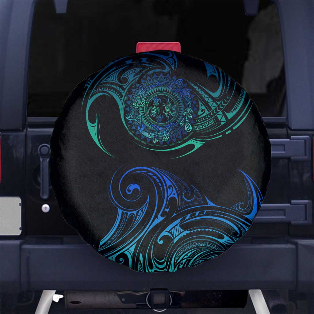 Sea Animal Polynesia Spare Tire Cover Polynesian Pattern DT02 - Polynesian Pride