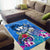 Aloha Hawaii Area Rug Dolphins and Fish Hook Hibiscus