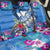 Aloha Hawaii Back Car Seat Cover Dolphins and Fish Hook Hibiscus