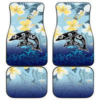 Mother And Baby Dolphins Car Mats Hawaii Hibiscus DT02 - Polynesian Pride