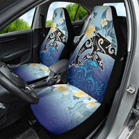 Mother And Baby Dolphins Car Seat Cover Hawaii Hibiscus DT02 - Polynesian Pride