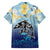 Mother And Baby Dolphins Family Matching Puletasi and Hawaiian Shirt Hawaii Hibiscus