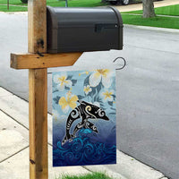 Mother And Baby Dolphins Garden Flag Hawaii Hibiscus DT02 - Polynesian Pride
