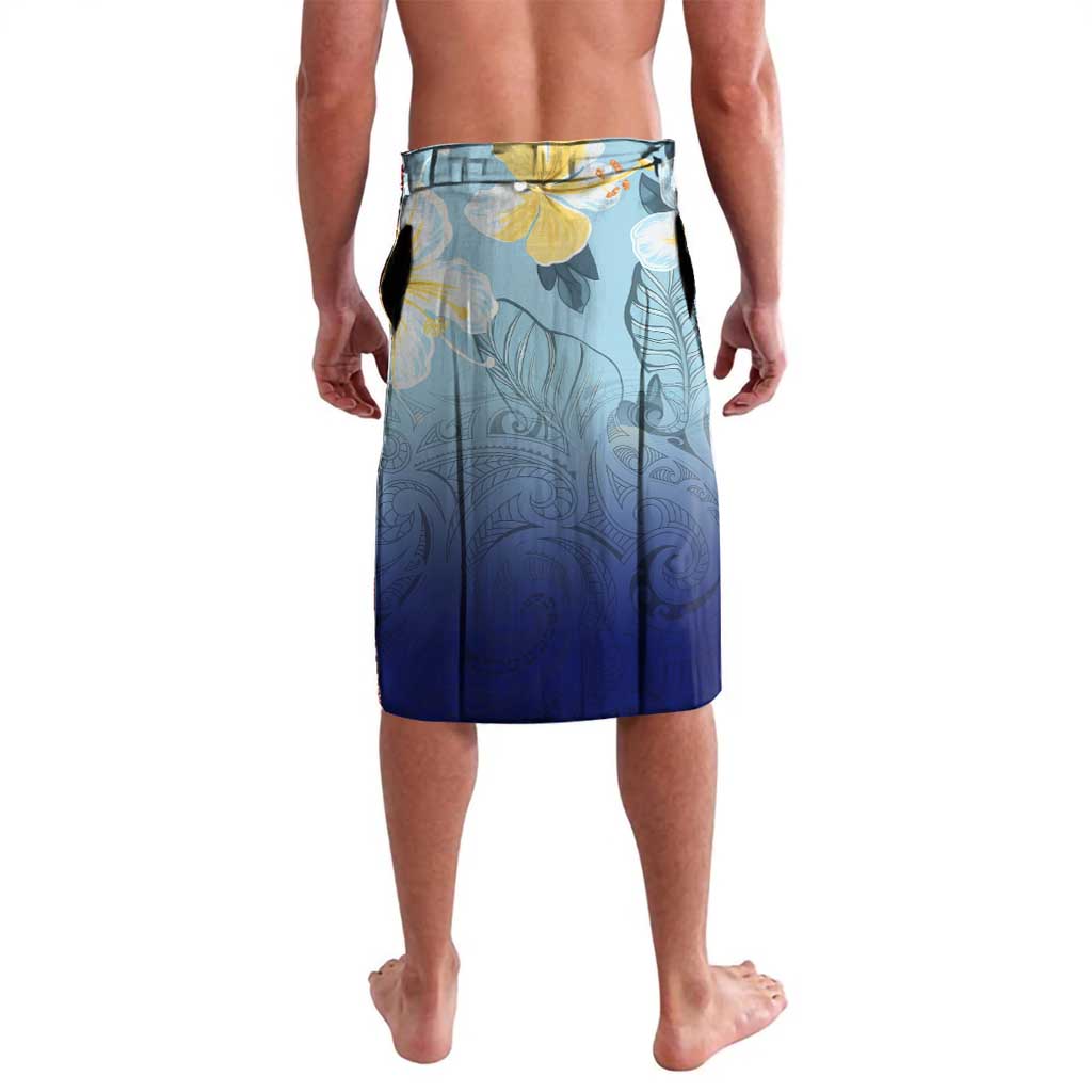 Mother And Baby Dolphins Lavalava Hawaii Hibiscus DT02 - Polynesian Pride