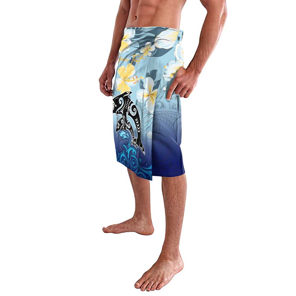 Mother And Baby Dolphins Lavalava Hawaii Hibiscus DT02 - Polynesian Pride
