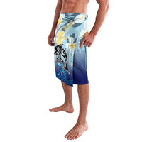 Mother And Baby Dolphins Lavalava Hawaii Hibiscus DT02 - Polynesian Pride