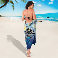 Mother And Baby Dolphins Sarong Hawaii Hibiscus DT02 - Polynesian Pride