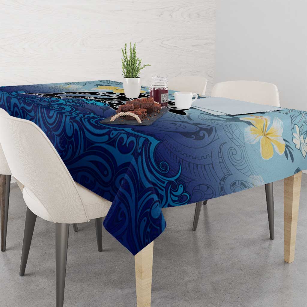 Mother And Baby Dolphins Tablecloth Hawaii Hibiscus DT02 - Polynesian Pride