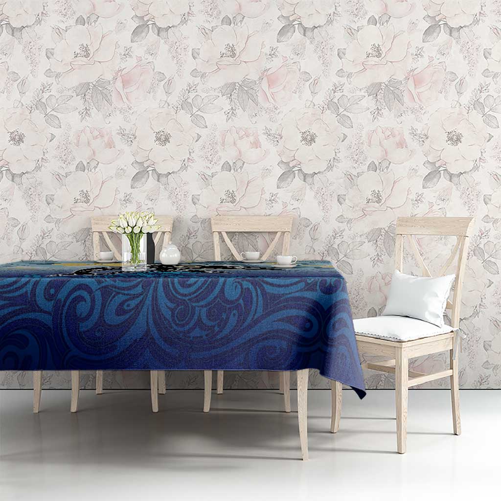Mother And Baby Dolphins Tablecloth Hawaii Hibiscus DT02 - Polynesian Pride