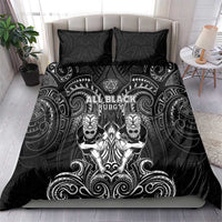 All Black Bedding Set New Zealand Rugby Mascot Maori DT02 - Polynesian Pride