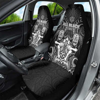 All Black Car Seat Cover New Zealand Rugby Mascot Maori DT02 - Polynesian Pride