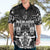 Personalized All Black Hawaiian Shirt New Zealand Rugby Mascot Maori