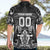 Personalized All Black Hawaiian Shirt New Zealand Rugby Mascot Maori