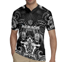 Personalized All Black Rugby Jersey New Zealand Rugby Mascot Maori DT02 - Polynesian Pride