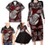 Personalized New Zealand Aotearoa Rugby Family Matching Long Sleeve Bodycon Dress and Hawaiian Shirt Maori Fern Tattoo Art