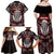 Personalized New Zealand Aotearoa Rugby Family Matching Off Shoulder Maxi Dress and Hawaiian Shirt Maori Fern Tattoo Art