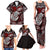 Personalized New Zealand Aotearoa Rugby Family Matching Tank Maxi Dress and Hawaiian Shirt Maori Fern Tattoo Art