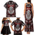 Personalized New Zealand Aotearoa Rugby Family Matching Tank Maxi Dress and Hawaiian Shirt Maori Fern Tattoo Art