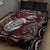 New Zealand Aotearoa Rugby Quilt Bed Set Maori Fern Tattoo Art