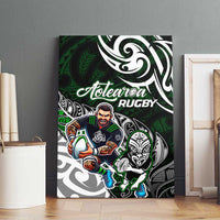NZ Aotearoa Rugby Canvas Wall Art New Zealand Silver Fern DT02 - Polynesian Pride