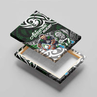 NZ Aotearoa Rugby Canvas Wall Art New Zealand Silver Fern DT02 - Polynesian Pride