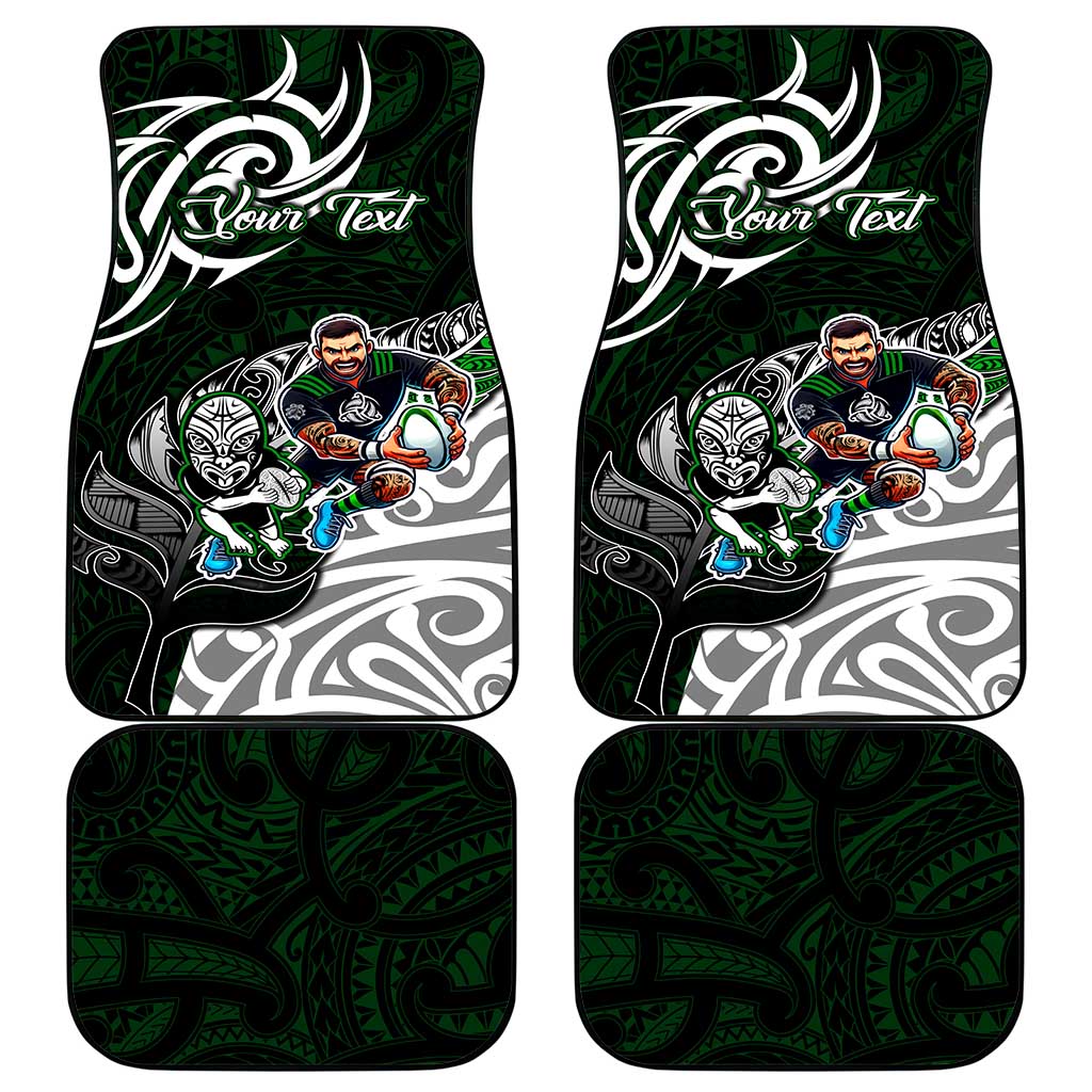 NZ Aotearoa Rugby Car Mats New Zealand Silver Fern DT02 - Polynesian Pride