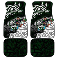 NZ Aotearoa Rugby Car Mats New Zealand Silver Fern DT02 - Polynesian Pride