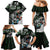 Personalized NZ Aotearoa Rugby Family Matching Mermaid Dress and Hawaiian Shirt New Zealand Silver Fern