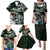 Personalized NZ Aotearoa Rugby Family Matching Puletasi and Hawaiian Shirt New Zealand Silver Fern