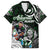 Personalized NZ Aotearoa Rugby Family Matching Puletasi and Hawaiian Shirt New Zealand Silver Fern