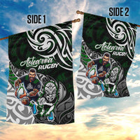 NZ Aotearoa Rugby Garden Flag New Zealand Silver Fern DT02 - Polynesian Pride
