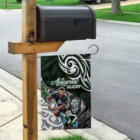 NZ Aotearoa Rugby Garden Flag New Zealand Silver Fern DT02 - Polynesian Pride