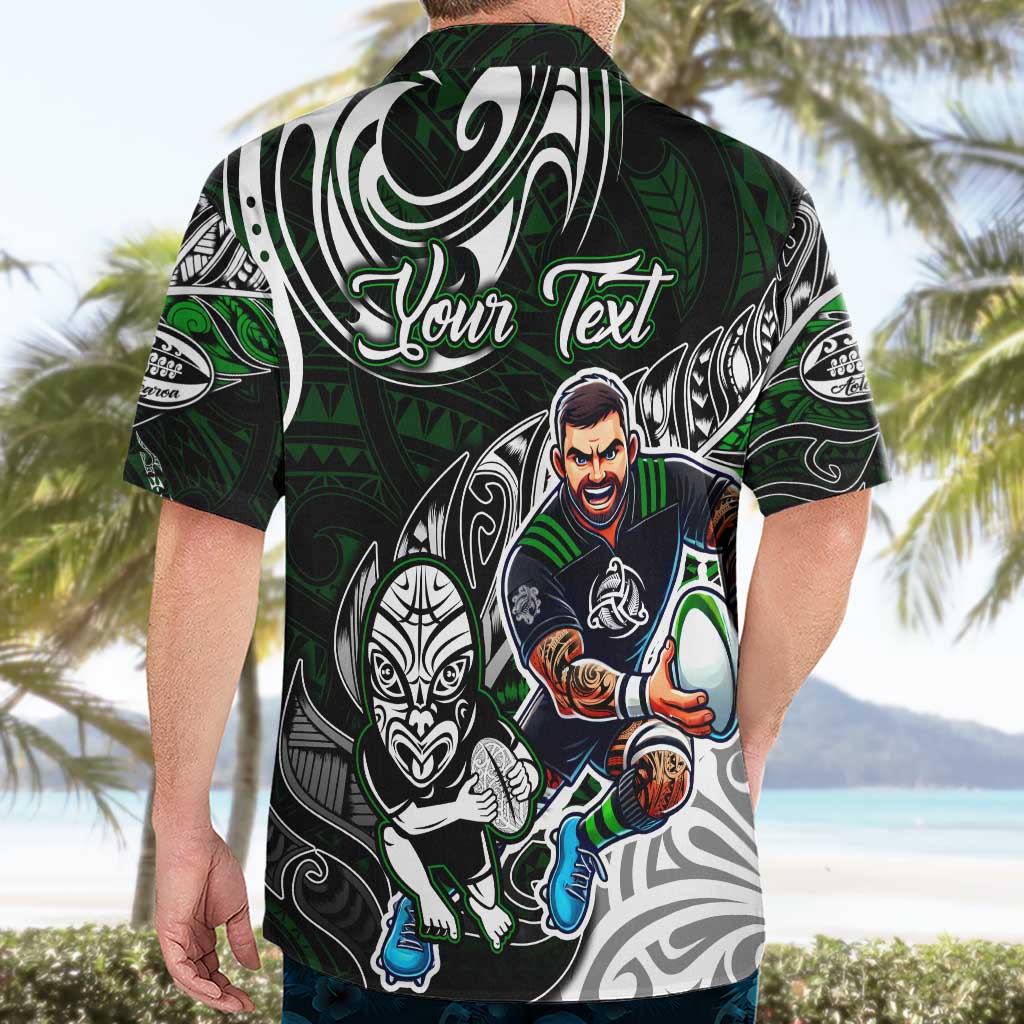 Personalized NZ Aotearoa Rugby Hawaiian Shirt New Zealand Silver Fern DT02 - Polynesian Pride