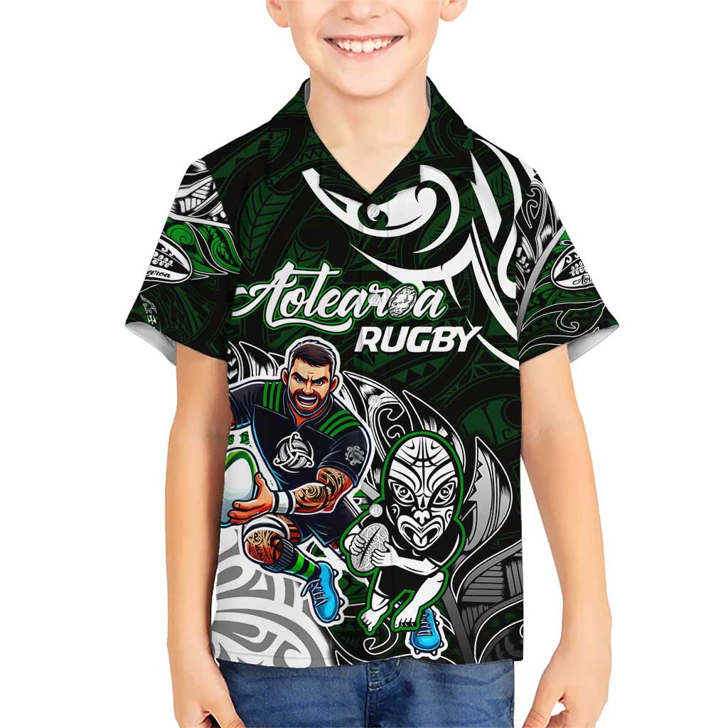 Personalized NZ Aotearoa Rugby Hawaiian Shirt New Zealand Silver Fern DT02 - Polynesian Pride