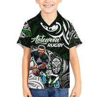 Personalized NZ Aotearoa Rugby Hawaiian Shirt New Zealand Silver Fern DT02 - Polynesian Pride