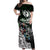 Personalized NZ Aotearoa Rugby Off Shoulder Maxi Dress New Zealand Silver Fern