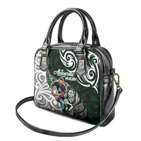 NZ Aotearoa Rugby Shoulder Handbag New Zealand Silver Fern DT02 - Polynesian Pride