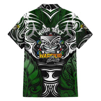 Personalised Warriors Maori Darts Hawaiian Shirt New Zealand Darts Silver Fern DT02 - Polynesian Pride
